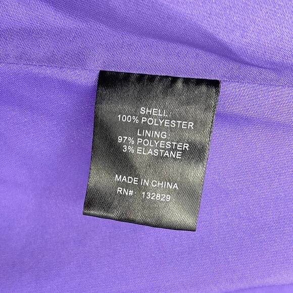 Michael Costello Purple Maxi Dress - Picture 14 of 15